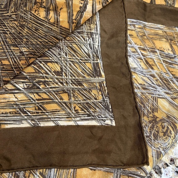 Vintage Harrods of London Abstract Architecture Scarf - Picture 7 of 9